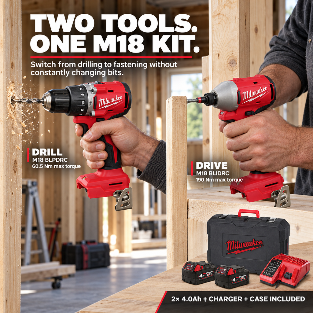 M18 Brushless Power Tool Kit